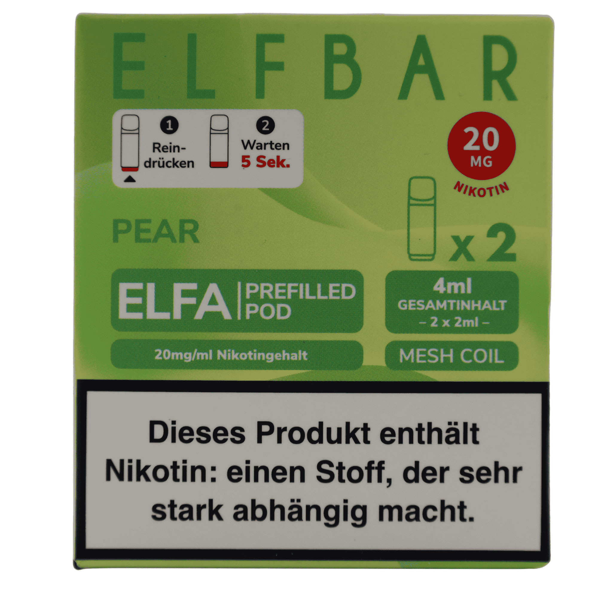 Elfbar - Elfa Pod - Pear (2 Stück)