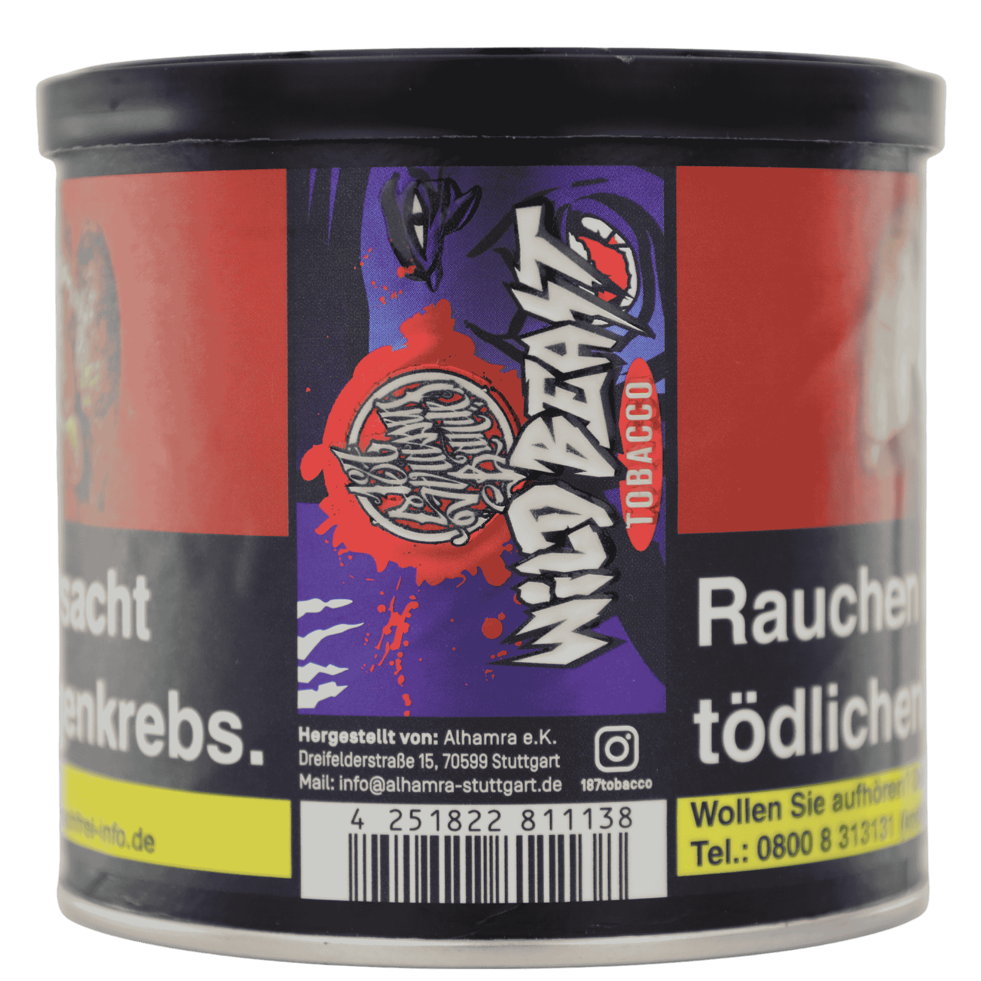 187 Strassenbande Tabak - Wild Beast - 200g