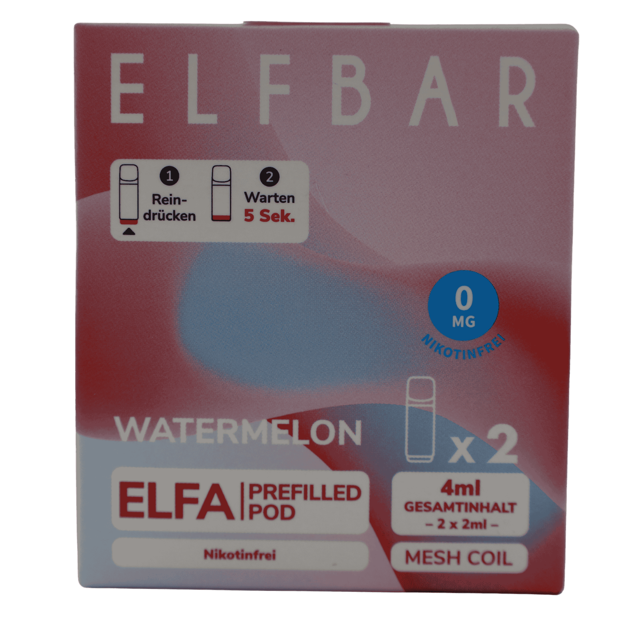 Elfbar - Elfa Pod - Watermelon (2 Stück) Nikotinfrei!