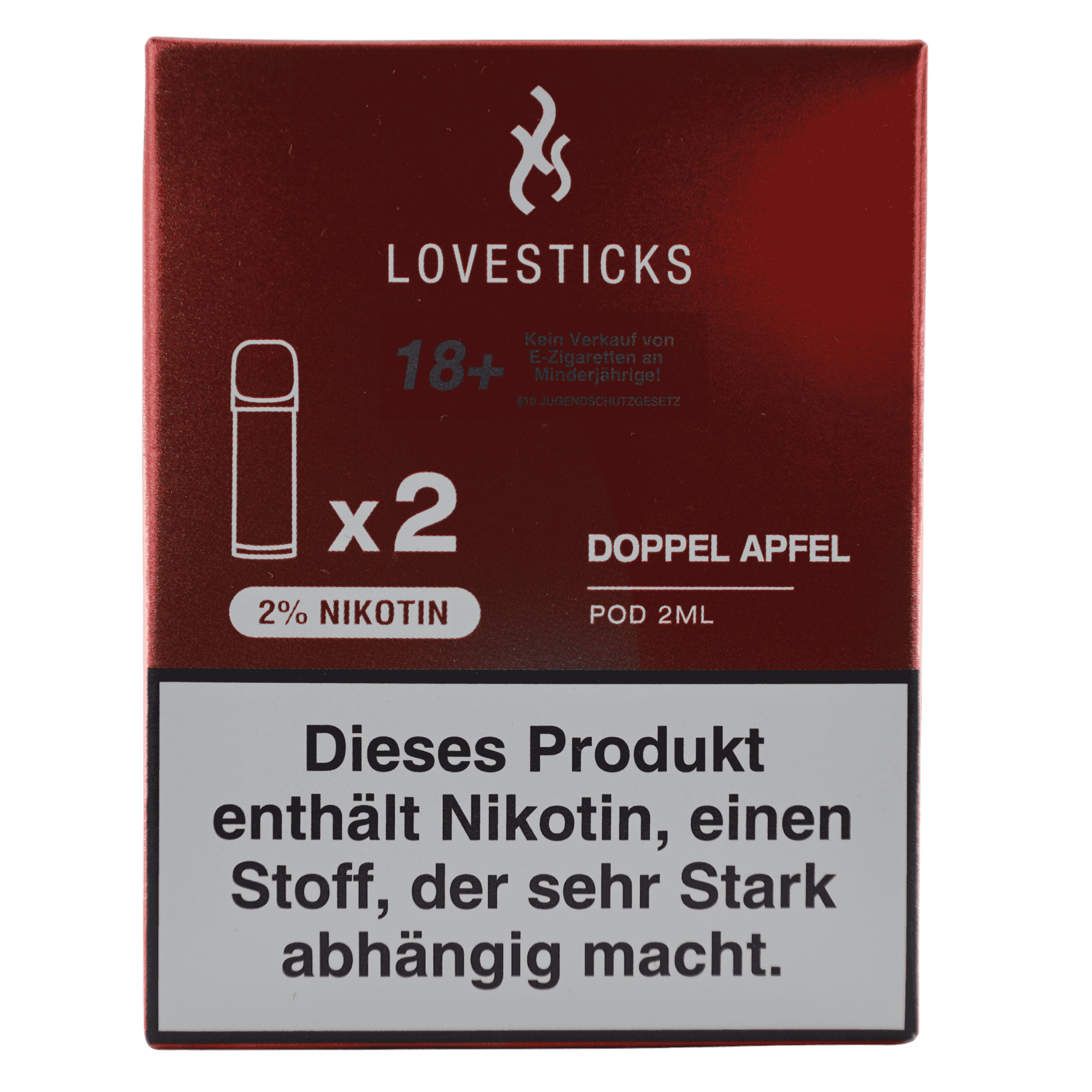 Lovesticks - Luva Pod - Doppel Apfel (2 Stück)