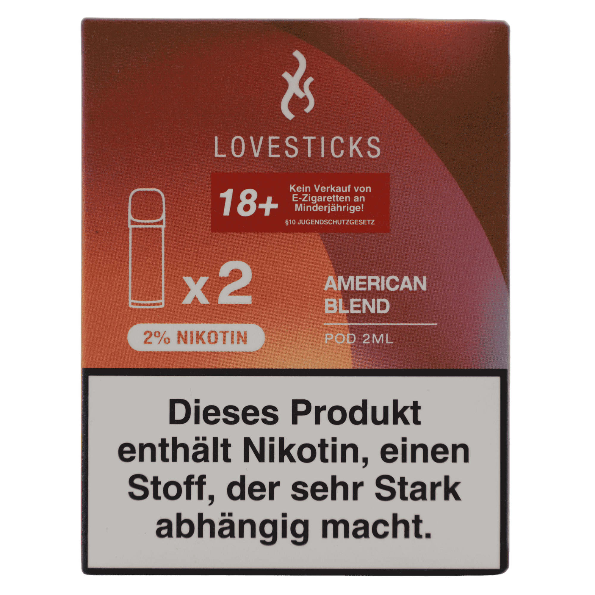 Lovesticks - Luva Pod - American Blend (2 Stück)