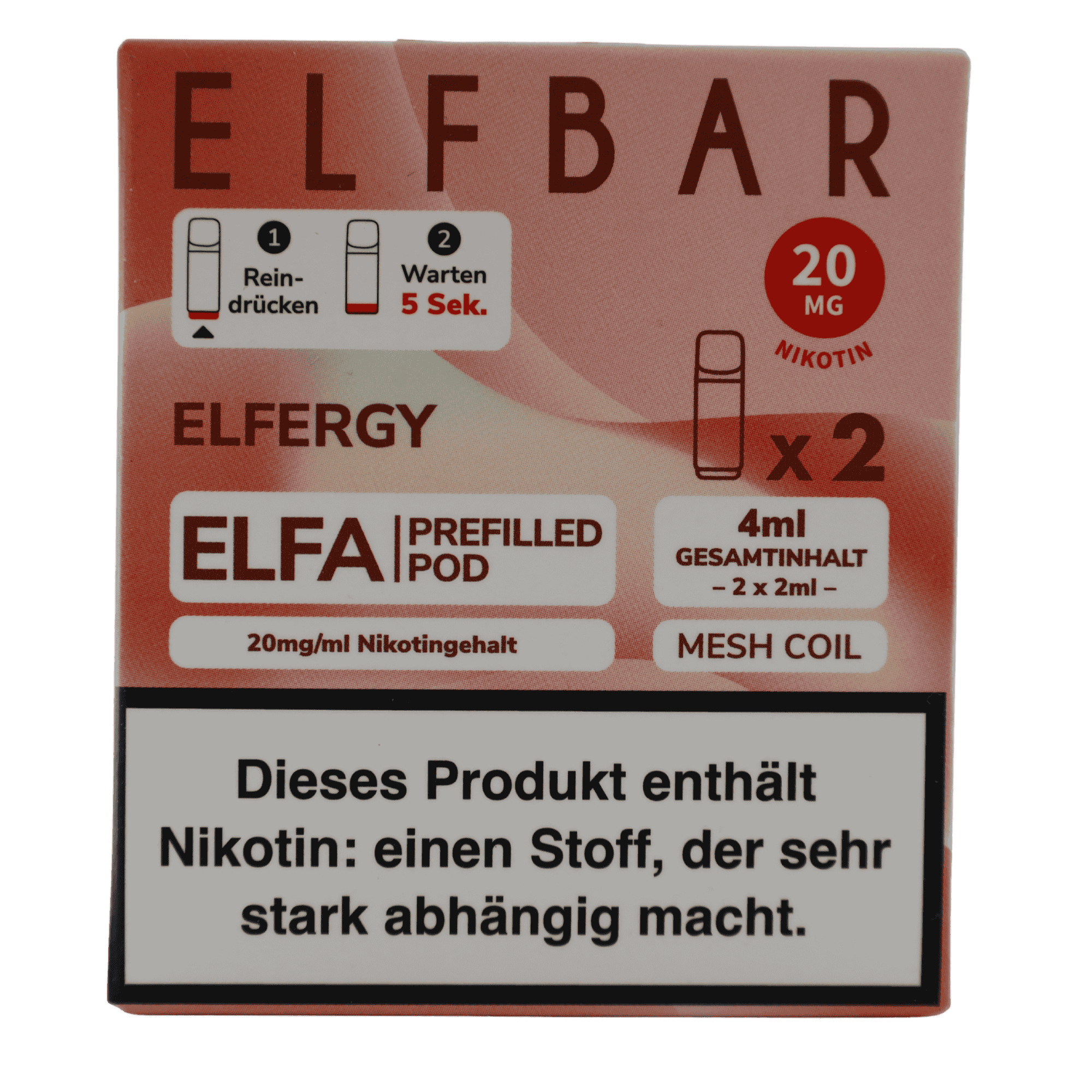 Elfbar - Elfa Pod - Elfergy (2 Stück)