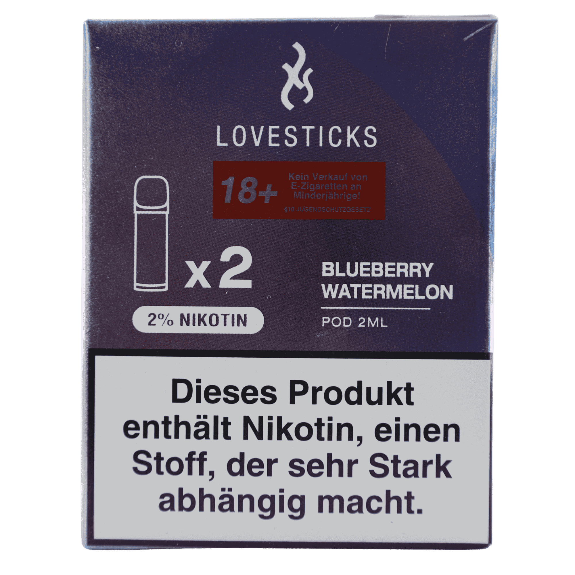 Lovesticks - Luva Pod - Blueberry Watermelon (2 Stück)