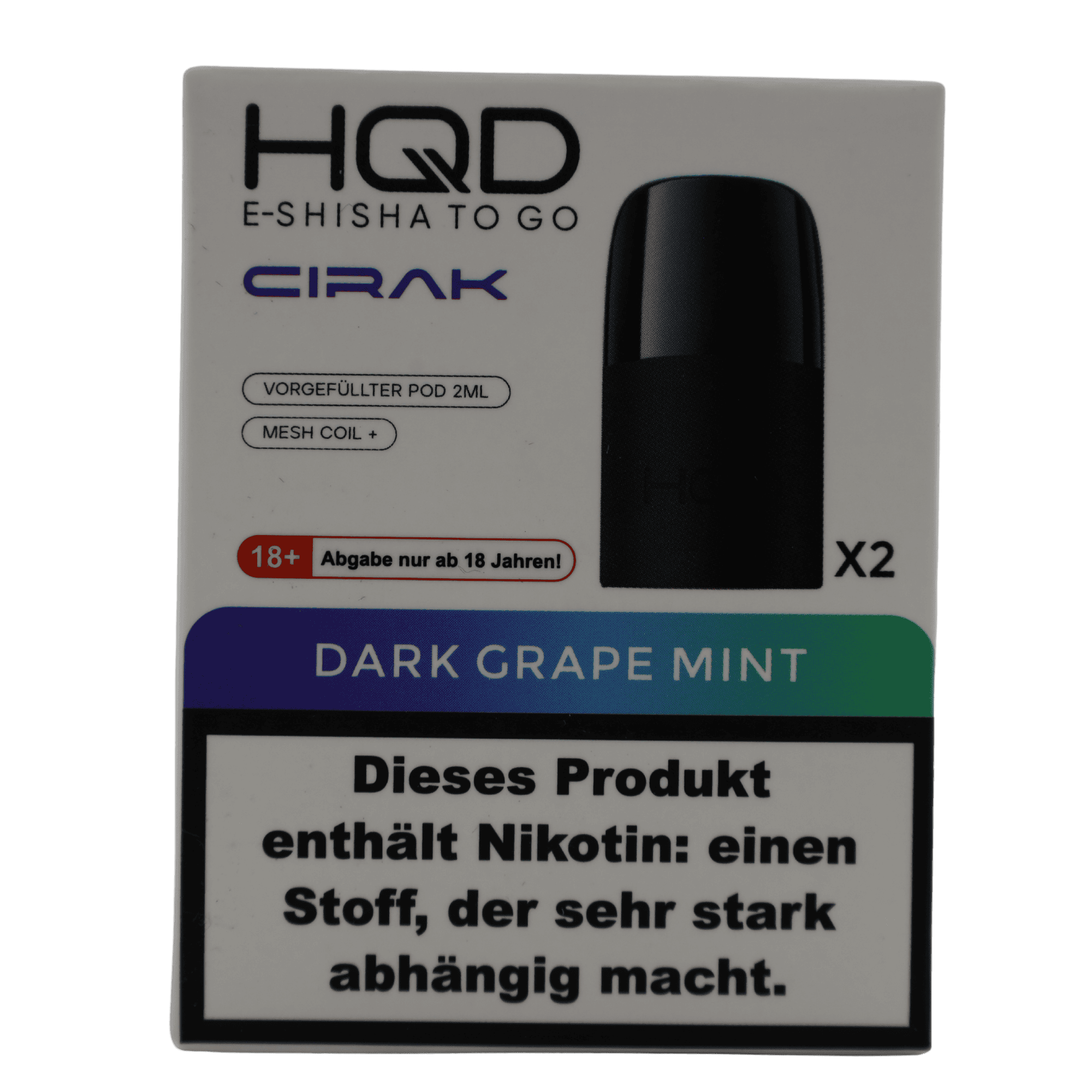 HQD - HQD CIRAK - Dark Grape Mint (2 Stück)