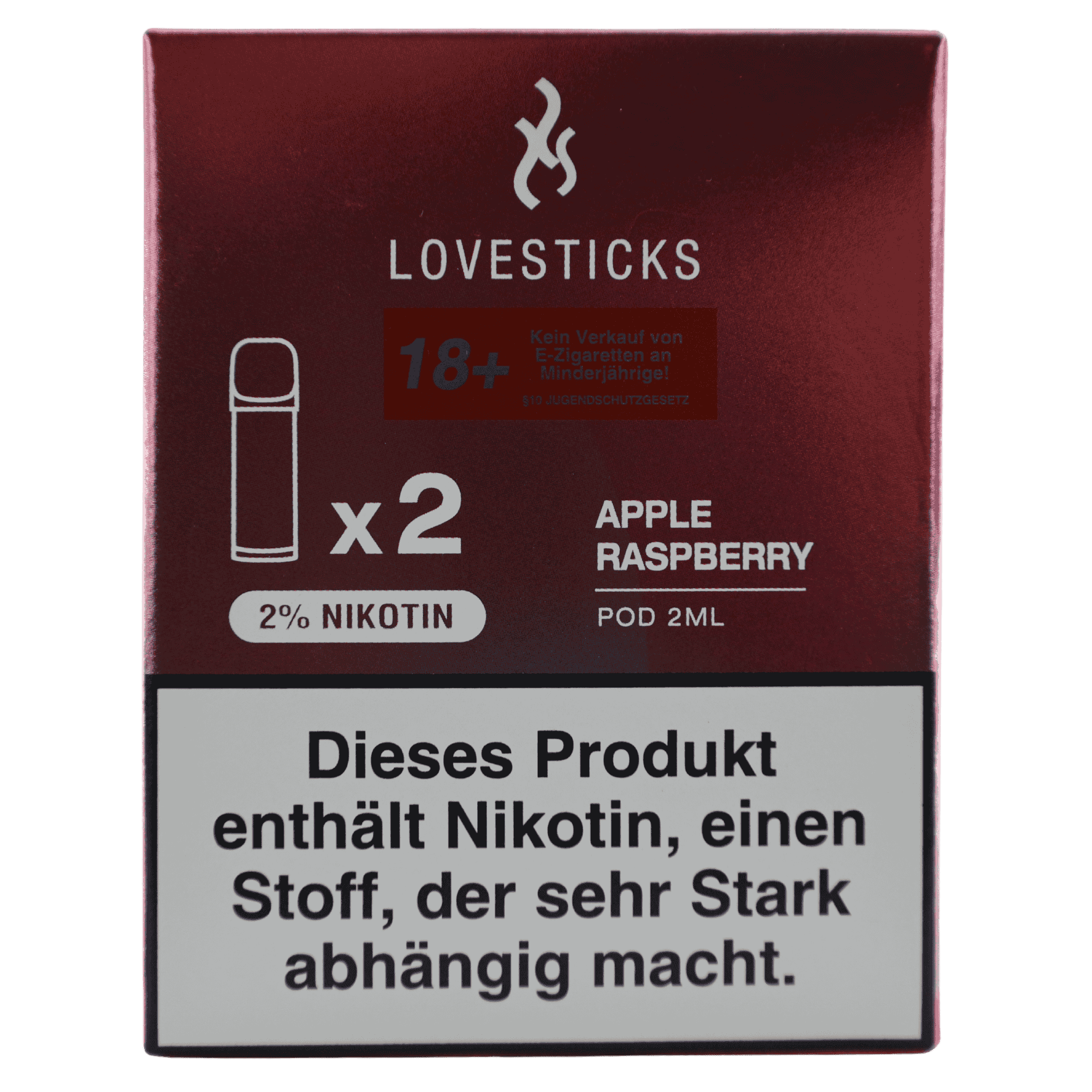 Lovesticks - Luva Pod - Apple Raspberry (2 Stück)