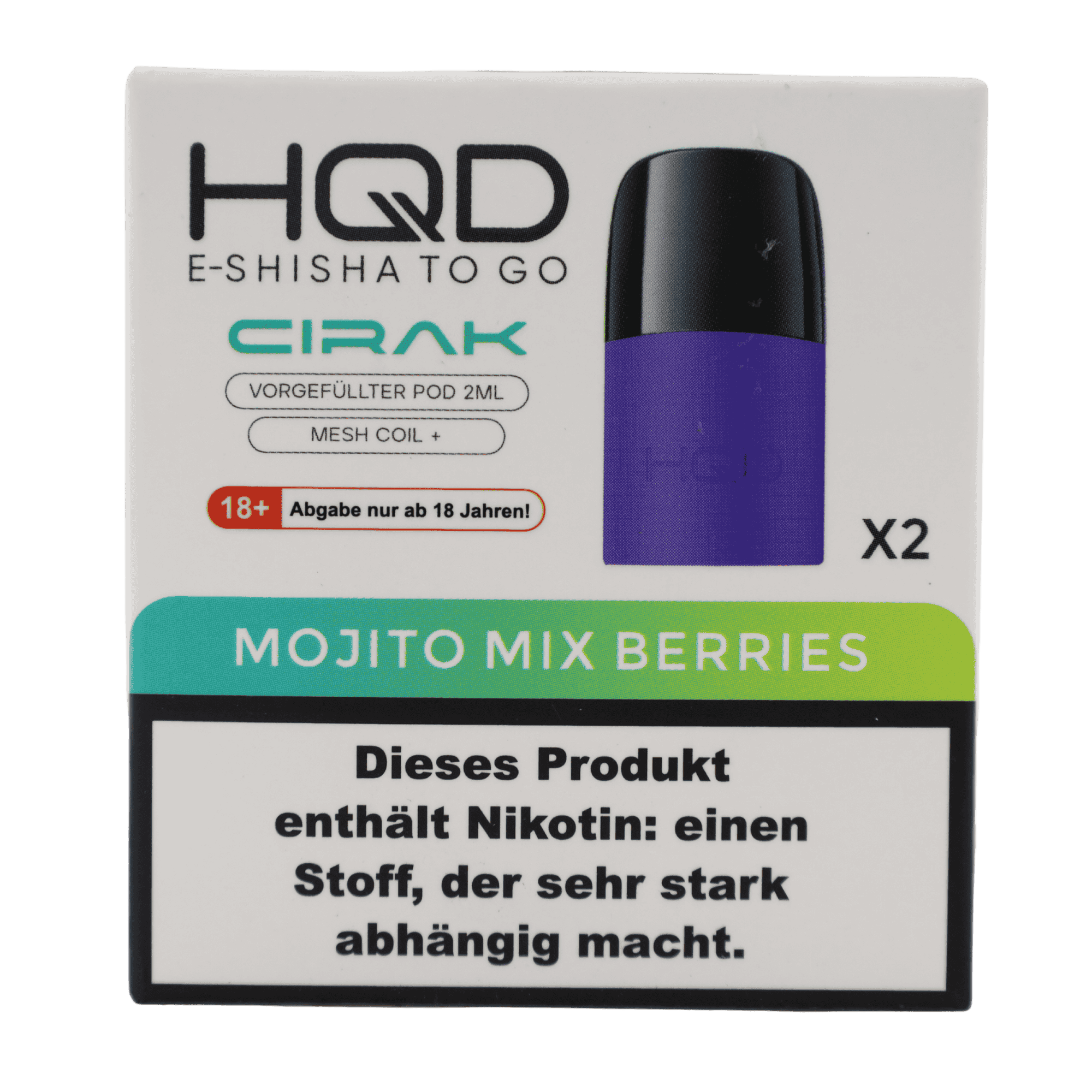 HQD - HQD CIRAK - Mojito Mix Berries (2 Stück)