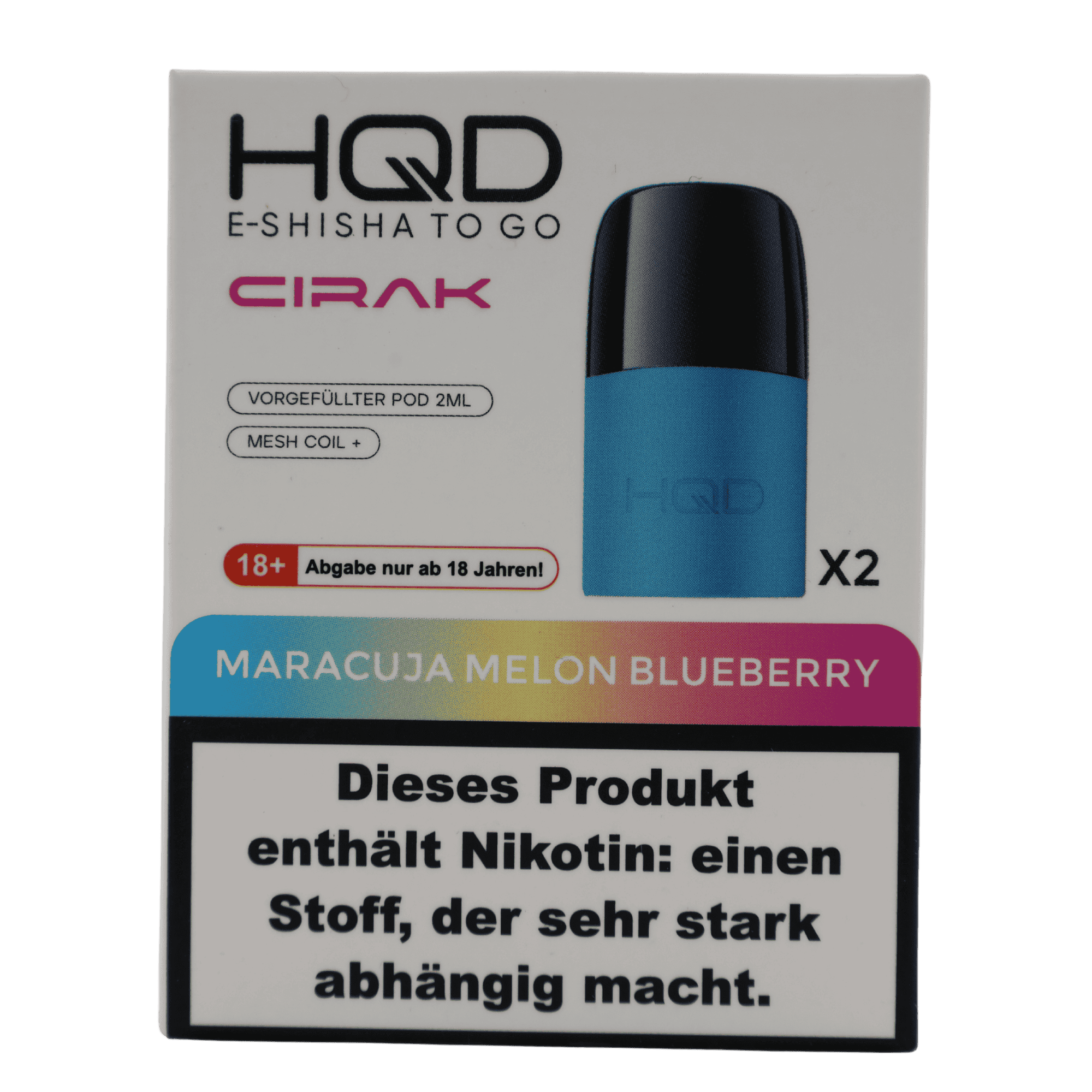 HQD - HQD CIRAK - Maracuja Melon Blueberry (2 Stück)