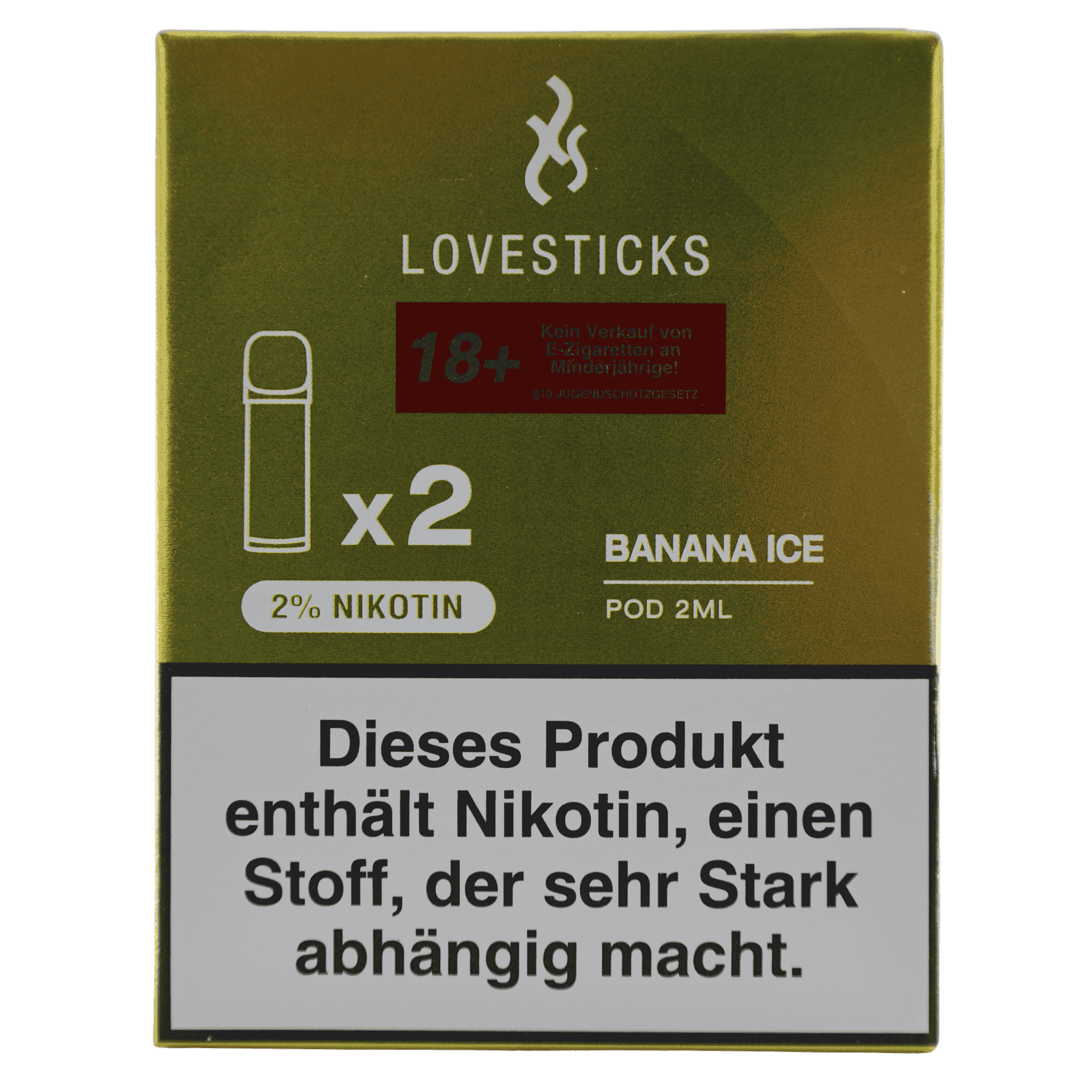 Lovesticks - Luva Pod - Banana Ice (2 Stück)