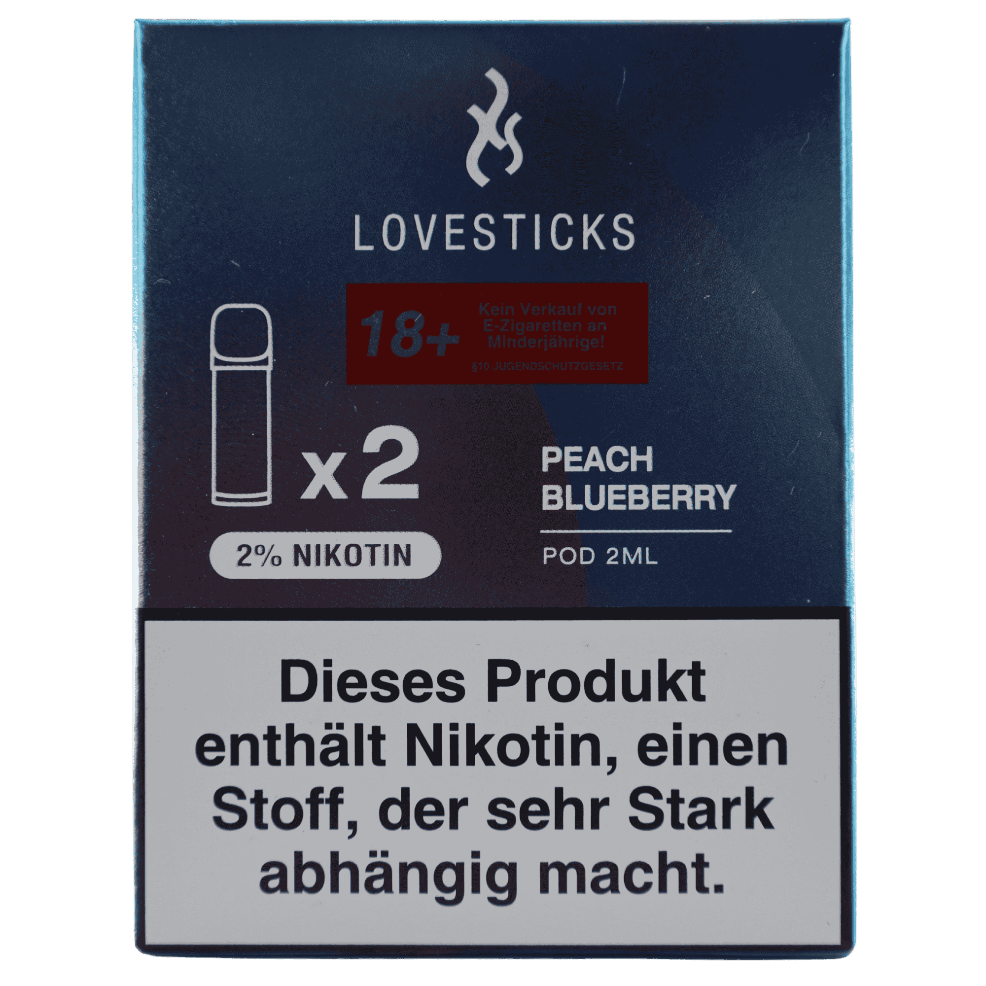 Lovesticks - Luva Pod - Peach Blueberry (2 Stück)