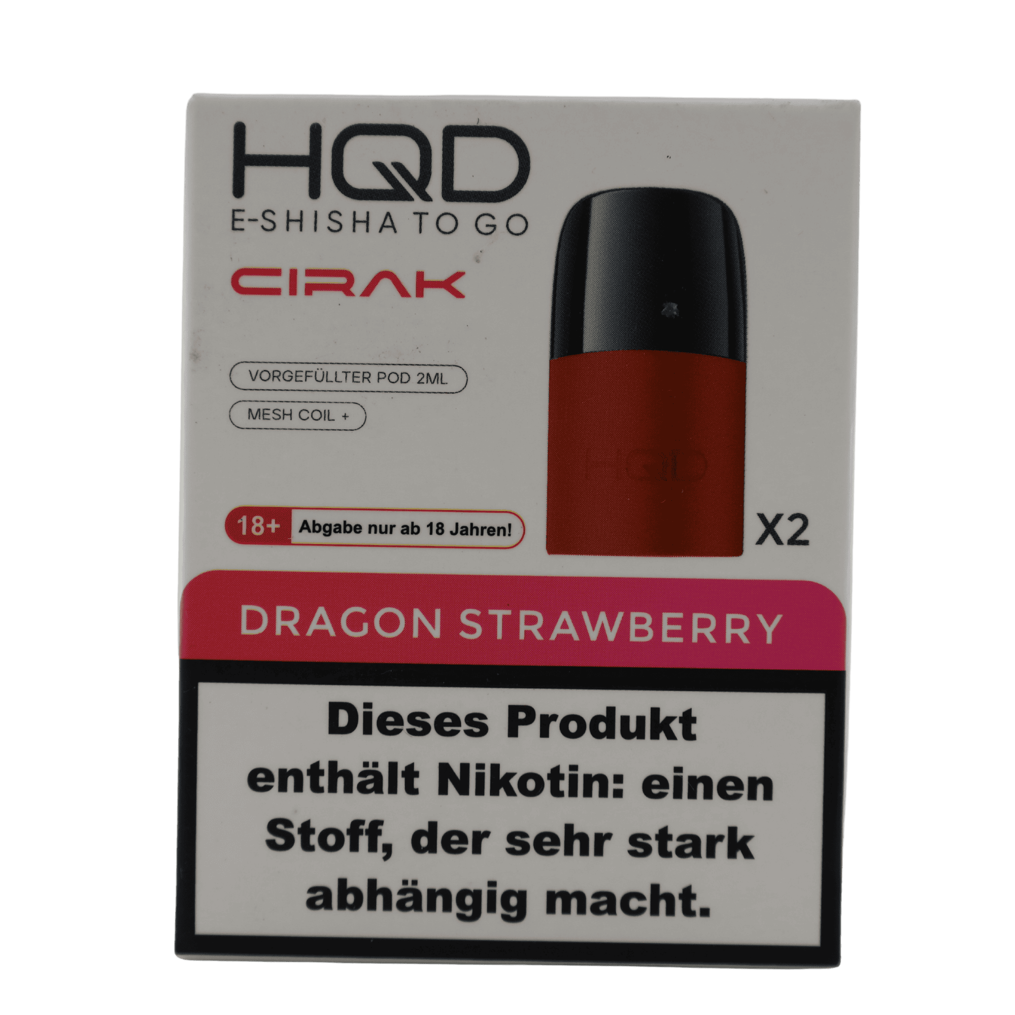 HQD - HQD CIRAK - Dragon Strawberry (2 Stück)