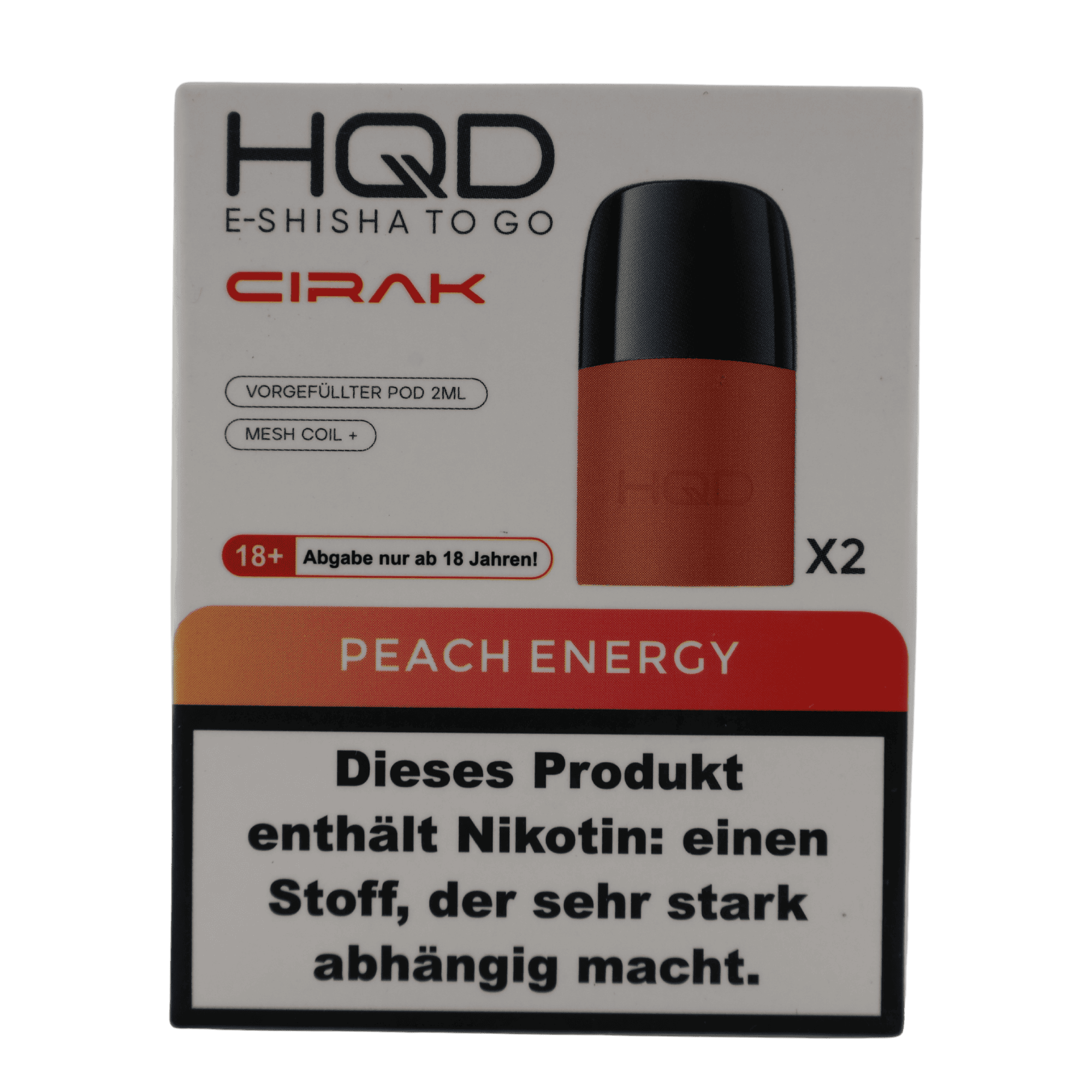 HQD - HQD CIRAK - Peach Energy (2 Stück)