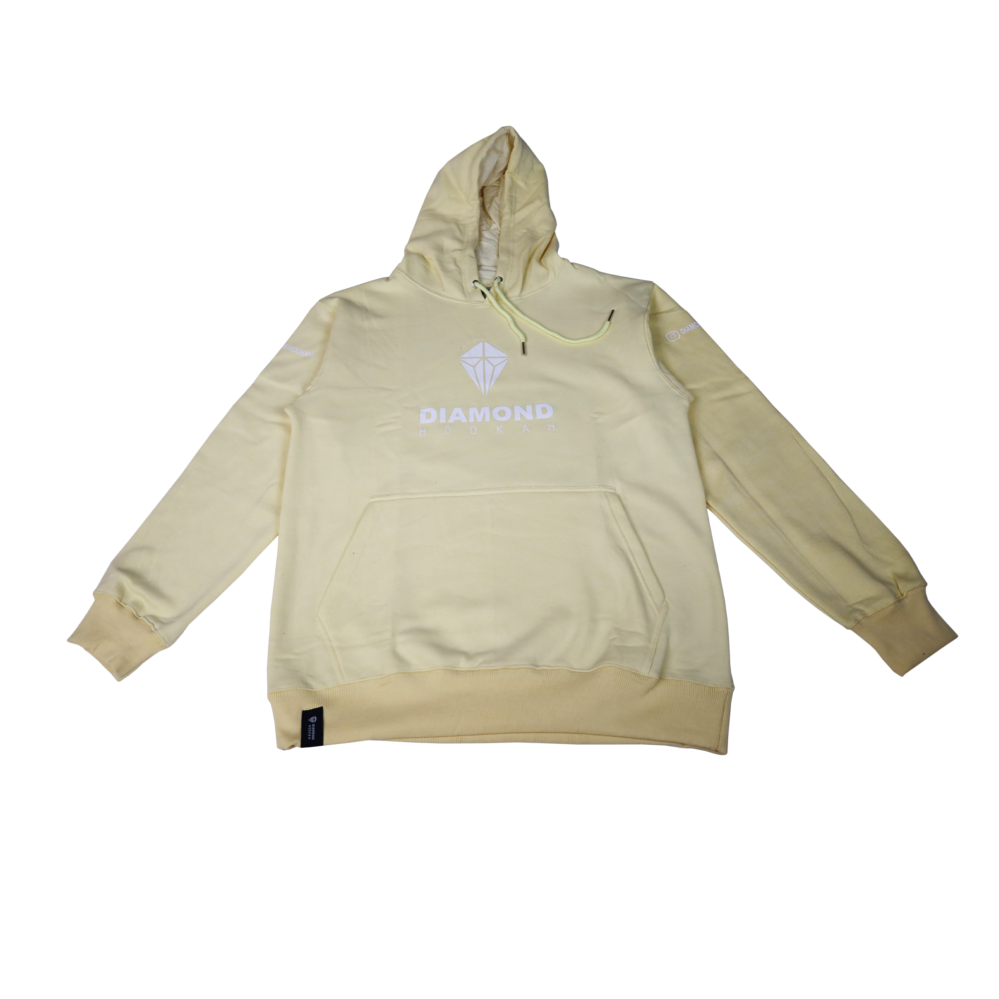 Diamond Hookah Hoodie Gelb